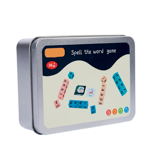 Hoye Craft Tùy Chỉnh Học Tập Từ Tiếng Anh Công Cụ Bằng Gỗ Bảng Chữ Cái Khối Đánh vần Từ - Product Image 3