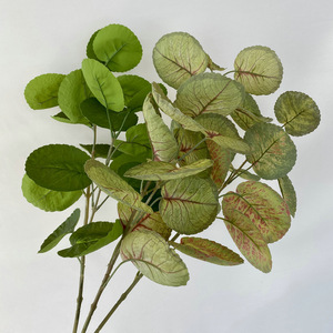 Planta Artificial Verde de Tallo Único, Hortensia, Árbol del Dinero, Hojas de Jaca, 75-86cm, Decoración para el Hogar, Fábrica de Flores Meiyu Craft - Product Image 3