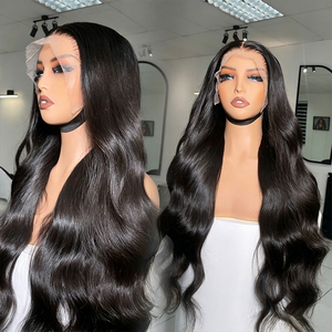 Wholesale 300% Density 30 40 Inch Body Wave HD Lace Frontal <strong>Wig</strong> Raw Virgin <strong>Human</strong> <strong>Hair</strong> <strong>Wigs</strong> Glueless Wear and Go Fullness Long - Product Image 1