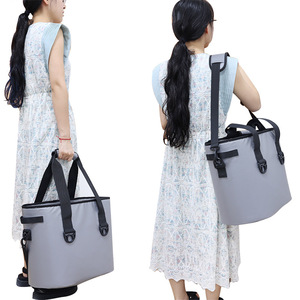 Modern Thermal Portable 26L Ice Cooler Bag with Waterproof Airtight Zipper for Outdoor Camping & Picnics Insulated Food Carrier - Product Image 3