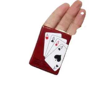 Texas Hold'em Mini Cute Poker Home Decoração Poker Cartões Jogo Criativo Criança Presente Outdoor Escalada Viagem Acessórios