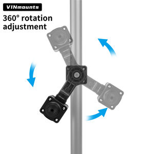 VINmounts LiveScope LVS32 Transducer Mount 360 Degree Rotating Adjustable Pole Mount Composite Nylon Black Corrosion Resistant - Product Image 4