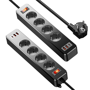 <span class=keywords><strong>Multiprise</strong></span> Super Spéciale avec Ports <span class=keywords><strong>USB</strong></span>, Prise de Courant EU, Protection Contre les Surtensions, <span class=keywords><strong>Multiprise</strong></span> - Product Image 4