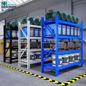 무료 3D 디자인 경량 중량형 보관 랙 팔레트 랙 차고 선반 철제 보관 유닛 랙 - Product Image 6