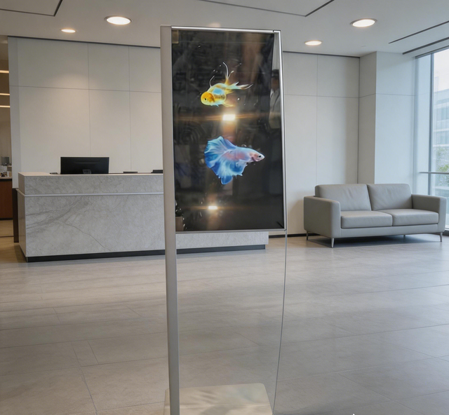Custom 30 Inch Ultra Thin OLED Transparent Touch Screen Monitor High Resolution OLED Display Panel for Showroom
