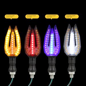 Feu de jour LED transfrontalier à effet d'eau courante et clignotant pour moto 12V – Idéal pour la modification des systèmes d'éclairage - Product Image 2