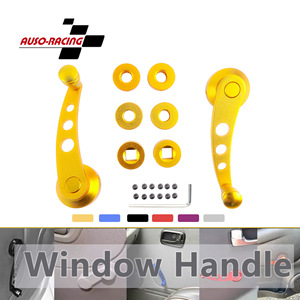 Manivela para Ventana de Coche, de Aleación de Aluminio, Roja, Manual, para Elevar Ventanas, Repuesto para Puerta de Coche - Product Image 3