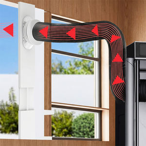 <span class=keywords><strong>Kit</strong></span> de ventilation universel pour fenêtre YOD HVAC Contractor 4/6 pouces avec ventilateurs intégrés et conduits pour usage domestique, en plastique durable, garantie 5 ans - Product Image 3