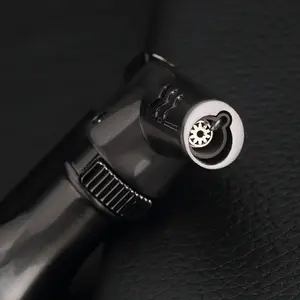 New Custom Inflatable Torch Lighter Triple Jet Cigar With Cigar Knife/refillable Butane Flame Gas Lighter