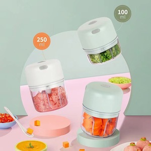 Máquina <span class=keywords><strong>de</strong></span> preparación <span class=keywords><strong>de</strong></span> alimentos, batidora <span class=keywords><strong>de</strong></span> ajo eléctrica, licuadora pequeña y mini PARA EL hogarCocina portátil - Product Image 3