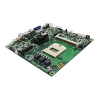 Alta calidad i7 i5 i3 rPGA 947 Thin Mini-ITX HM86 DDR3L 1600MHz MAX 8G Memoria AIO PC Placa principal para computadora DIY