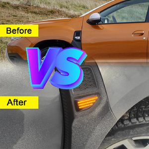 Remplacement des pièces automobiles LED Side Marker Light Free Error pour <span class=keywords><strong>Dacia</strong></span> <span class=keywords><strong>Logan</strong></span> <span class=keywords><strong>MCV</strong></span> Sandero Stepway Duster Renault Sandero Repeat Blinker - Product Image 2