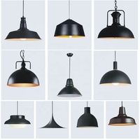 Lampe suspendue industrielle rétro à LED en métal noir réglable, design Vintage, américain, luminaire décoratif d'intérieur, nouveau modèle