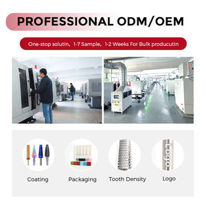 SHUANGJIA flamme pointu carbure de tungstène forets à ongles forme de boule coupe croisée manucure rotative électrique 5mm diamètre de flûte ISO/CE - Product Image 5