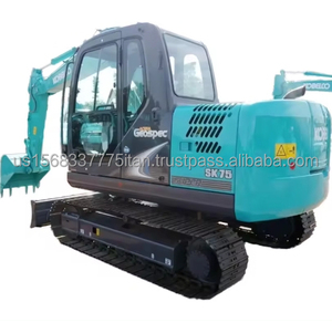 Excavadora Hidráulica Usada Certificada Kobelco SK75-8, Modelo 2016, Peso Operativo de 7.5 Toneladas, Capacidad de Cucharón de 0.5M, 32kw - Product Image 1