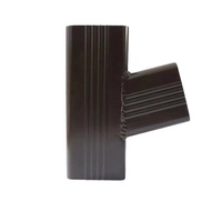 Système de gouttière de toit en PVC carré pour villa/appartement/hôtel/école