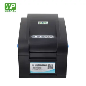 Stiker kode batang termal 80mm printer waybill 3 inci mesin cetak label perekat pencetak Label pengiriman