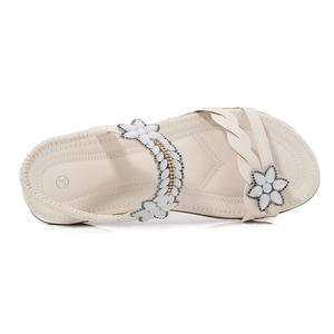 Sandalias de Verano de Moda para Mujer, de Cuero Genuino, Punta Abierta, Diseño con Tiras Resistentes para Primavera - Product Image 5