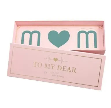 סיטונאי יום אמהות אני אוהב אותך אמא אמא מכתב קופסת פרחים אריזת מתנה אריזות פרחוניות משומרות קופסת נייר קרטון