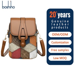 Versatile Women's Multi-Compartment Crossbody Mobile Phone Bag Zipper Shoulder Bag Soft PU Casual Style Messenger - Product Image 1