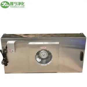 YANING Clean Room SUS304 Custom Made Laminar Air Flow HEPA Fan Filter Unit FFU Module for Home Cleanroom Mushroom Cultivation