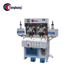 Hot und Cold Shoe Toe Moulding Machine New Product 2021 Provided Tenghong 1200 Pairs/8h CN;GUA 2.7KW 370kg CE Certificated 380V