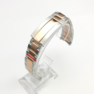 Bracelets de montre de luxe 20 mm, bracelet Jubilé en acier inoxydable avec fermoir à vis, argent et or - Product Image 3