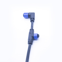 Conector Circular Impermeable de Cobre y Nylon de 5 Pines y 10A, Tipo T, Autoblocante M16, Macho y Hembra