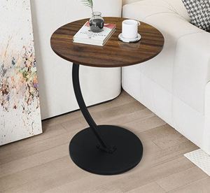 طاولة جانبية عصرية متنقلة صغيرة للأريكة، أثاث منزلي بسيط، طاولة قهوة زاوية للشقة وغرفة النوم من مادة معدنية - Product Image 3