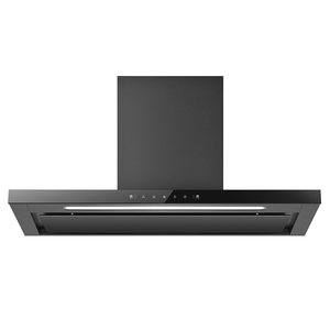 IDEA T Shape Rango montado en la pared 90cm Campana negra, Electrodoméstico Cocina Campana extractora de chimenea vertical Campanas extractoras - Product Image 1