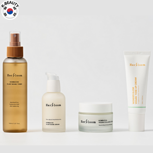 Ensemble de soins vegan anti-âge à la kombucha Herbloom pour peaux sensibles - Product Image 2