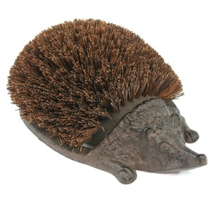 Shoe Brush Heavy Duty Rustic Black Cast Iron Angled Shoe Bottom Dirt 944730 - View #6