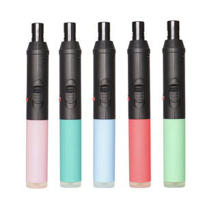 Encendedor de cigarrillos Jet Flame con logotipo personalizado al por mayor, nuevo estilo, sistema de seguridad, antorcha de plástico a prueba de viento para regalos de empresa - Product Image 6