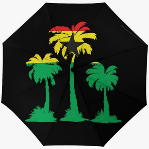 Parapluie pliant entièrement automatique à motif drapeau culturel des <span class=keywords><strong>Comores</strong></span>, en tissu tissé serré haute densité, thème national - Product Image 5