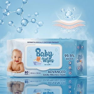 Toallitas Húmedas Desechables Económicas de Marca Privada para Bebés, Sensibles, OEM, para Limpiar Manos y Boca - Product Image 4