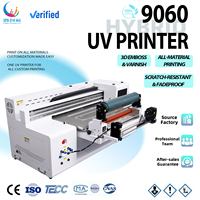 Printer UV Combo 9060 dengan Print Head DX7 untuk Bahan Flex & Egg - Roll-to-Roll & Flatbed dalam Satu Mesin (4 Print Head)