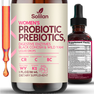 Gotas Prebióticas para Mujeres con Vitamina D3+K2, Apoyo para la Salud Digestiva, Botella de 30 ml, Venta Directa de Fábrica en China - Product Image 6