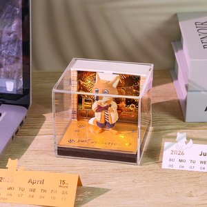 Fogli Calendario Intagliati in Carta Personalizzabili, Blocco <span class=keywords><strong>Note</strong></span> 3D Stratificato, Modello 3D di Personaggio <span class=keywords><strong>Anime</strong></span> Detective Volpe Scultura in Carta - Product Image 3