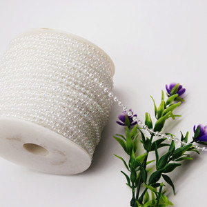 2.5-10mm <span class=keywords><strong>plastique</strong></span> Transparent AB irisé mariage bijoux à bricoler soi-même résultats perles connectées chaîne galvanisée pour le positionnement - Product Image 4