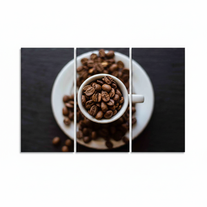Coffee Beans <b>Canvas</b> Print: Modern Kitchen <b>Wall</b> Art,SET OF 3 <b>CANVAS</b> - Product Image 2