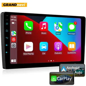 Универсальный мультимедийный Головной блок GRANDnavi, двойной Din аудио стерео радио 2 Din 9 дюймов Android 10 автомобильный Dvd-плеер