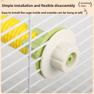 Papağan taşlama tezgah kuş <span class=keywords><strong>stand</strong></span>ı pençe gaga çubuk levrek ve Parakeets için malzemeleri - Product Image 3