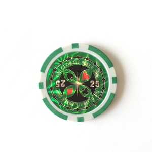 Jetons de Poker ABS de haute qualité de 11.5 grammes jetons de Poker personnalisés pour le jeu de plateau Texas Hold'em, le <span class=keywords><strong>Blackjack</strong></span> ou les jeux de Poker de fin de soirée - Product Image 6