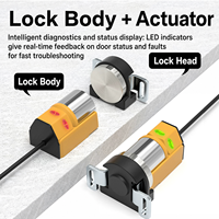WTX-MT-M50 Sensor Pintu Pengaman Kunci Elektromagnetik Sensor Kedekatan Saklar Magnetik Pengaman Sensor Optik Industri