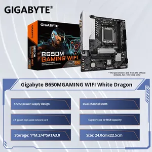 Nueva Placa Base B650M Gaming WiFi DDR5 M ATX A-MD AM5 para Escritorio, Cuatro Canales de Memoria, Gráficos Integrados, 64GB - Product Image 5
