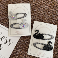 Barrettes pour cheveux d'enfants personnalisées, mignonnes, en tissu simple, antidérapantes, résistantes à la transpiration, barrettes BB pour filles, accessoires pour cheveux