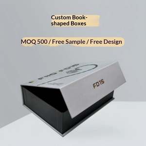 Luxury <b>Book</b>-Style Magnetic Flip Gift <b>Box</b> for Premium Headphones Custom Made - Product Image 2