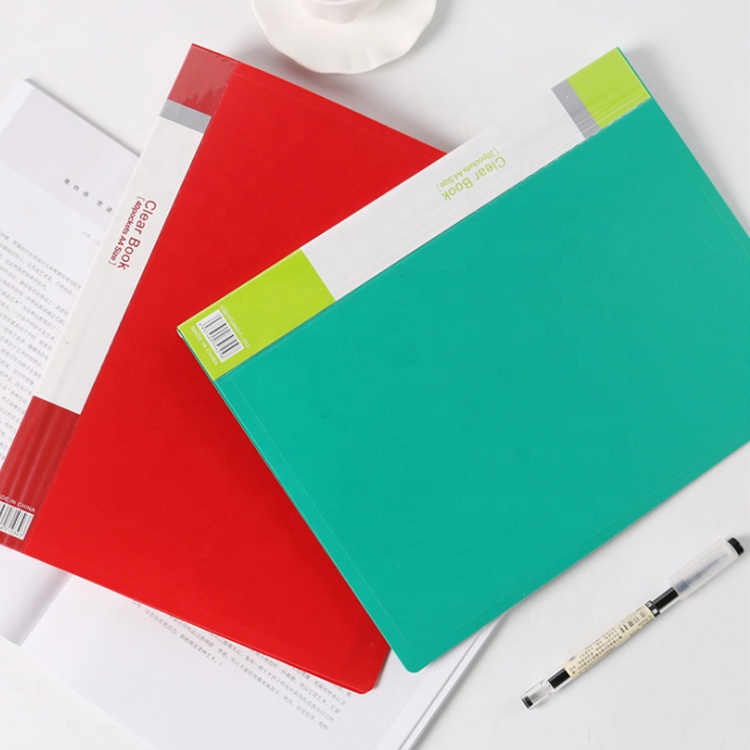 Утолщенный PP A4 Карманный Пользовательский логотип офисный дисплей