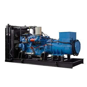 Gruppo elettrogeno industriale 630kw generatore elettrico Diesel prezzo 780KVA generatore Diesel 1000 ore o 1 anno MTU 12V2000G65