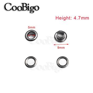 Juego de <span class=keywords><strong>ojales</strong></span> de Metal con arandelas, accesorios de ropa con agujero de 5mm, para álbum de recortes, manualidades de cuero, bricolaje, bolsa para cinturón, 500 unidades por paquete - Product Image 3